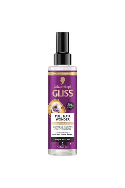 Gliss Balsam Leave-In pentru Păr Fragil - Schwarzkopf Full Hair Wonder Cu Cof...