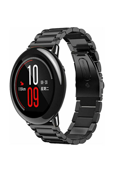 Tech-Protect Λουράκι Ανοξείδωτο Ατσάλι Μαύρο (Amazfit Pace)