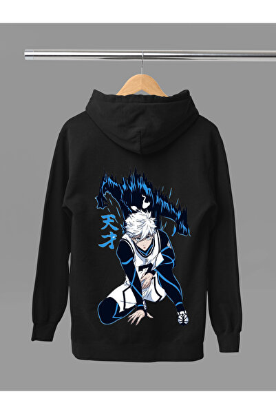 MAGORS Blue Lock Isagi Yoichi and Rin Itoshi Anime Harajuku Printed 3 Yarn Qu...