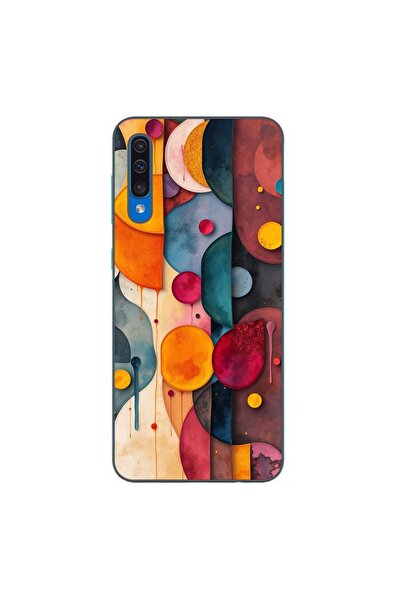 OEM Husa compatibila cu Samsung Galaxy A30S, A50 Silicon Gel Tpu Model Abstra...