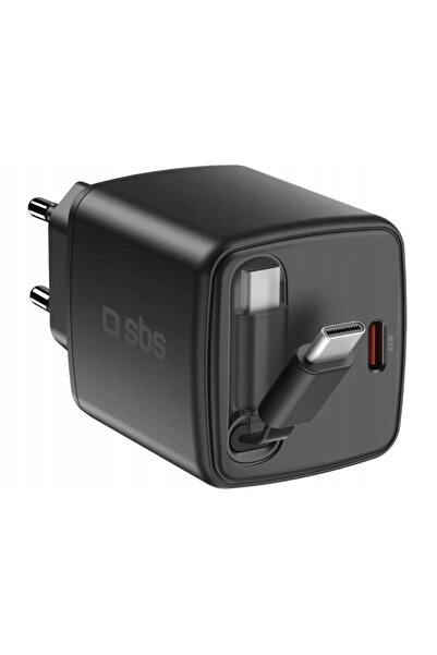 SBSAATGUMUSAKSESUAR Încărcător universal de rețea SBS TETRRET65WK GAN 65W USB...