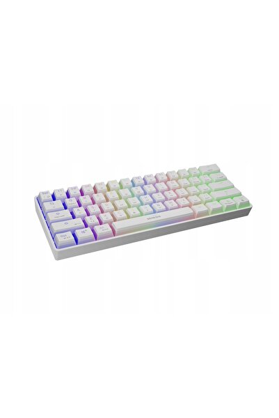 Kraft&dele Tastatură mecanică Genesis Thor 660 RGB Gateron Red Albă