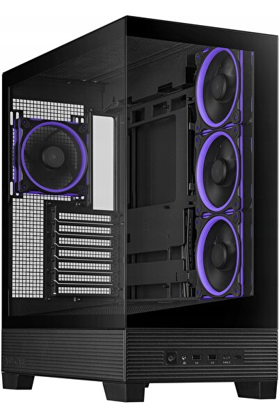 Kraft&dele Carcasă PC ASUS A31 Plus Midi Tower ATX cu fereastră, neagră