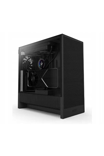 Kraft&dele Carcasă PC NZXT H5 Flow Midi Tower ATX cu fereastră, neagră