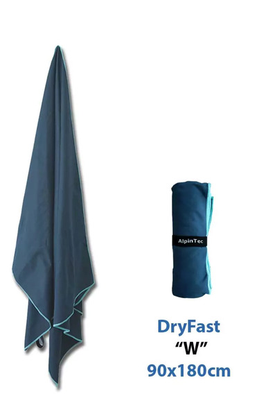 AlpinTec Πετσέτα Γυμναστηρίου/Παραλίας DryFast W (90X180) 44 - Ναυτικό Μπλε