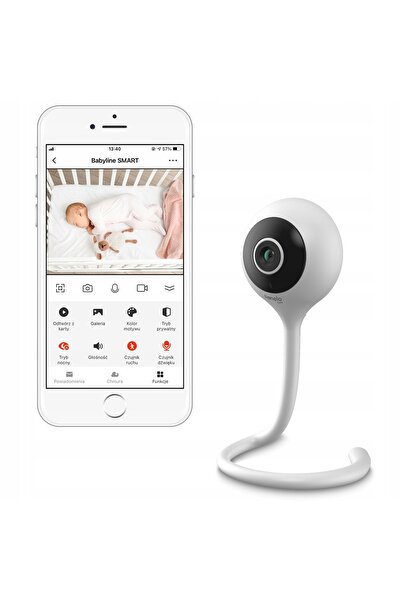 Lionelo Niania electronică Babyline Senzor inteligent de mișcare Cântece de l...