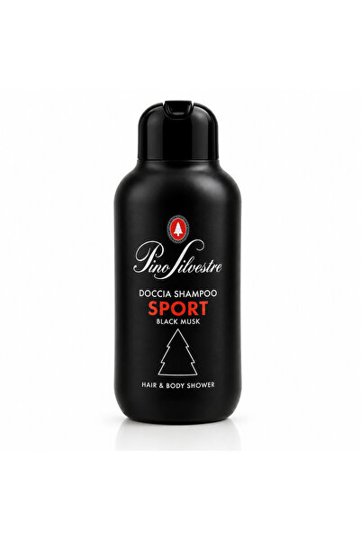 Pino Silvestre ®   Sport Black Musk, Gel de duș pentru păr și corp, 400 ml