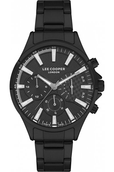 Lee Cooper Ceas de modă negru pentru bărbați LC07394.650 pentru un aniversare.