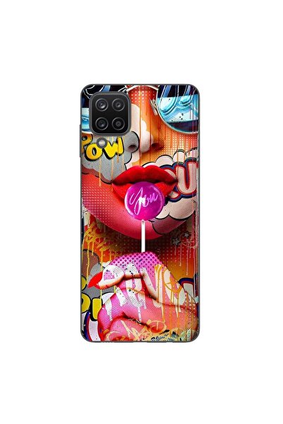 OEM Husa compatibila cu Samsung Galaxy A12 Silicon Gel Tpu Model Pop Art Lolipop