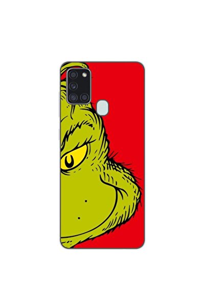 OEM Θήκη συμβατή με Samsung Galaxy A21s από σιλικόνη gel TPU με σχέδιο Χριστο...