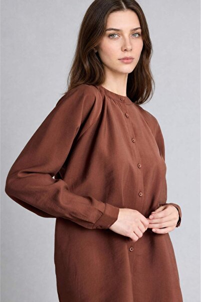 DeFacto Relax Fit Modal Long Sleeve Tunic H5279Ax26Sm