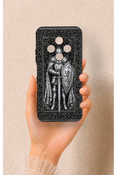 Vip Case Tecno Spark 30C Compatible Knight Pattern Silicone Case
