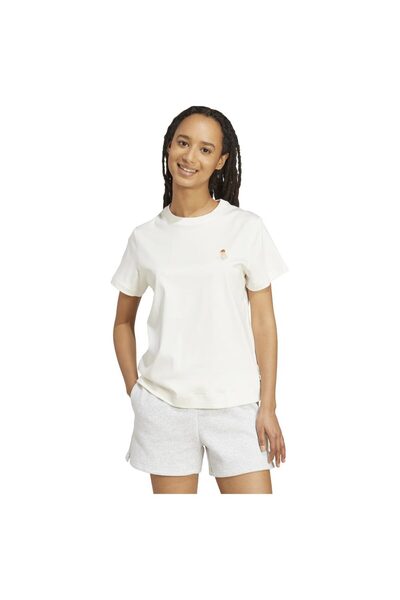 adidas Tricou de damă cu aplicație pisică XL