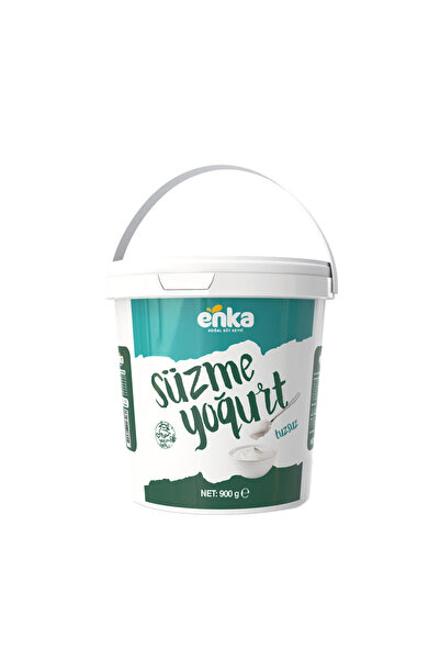 Enka Gurme Süzme Yoğurt Kova Yarım Yağlı Tuzsuz - 900 g