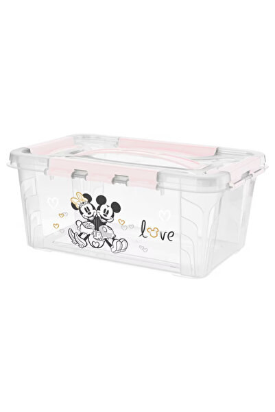Keeeper Kaja 4.2 L Cutie de depozitare din plastic transparent roz