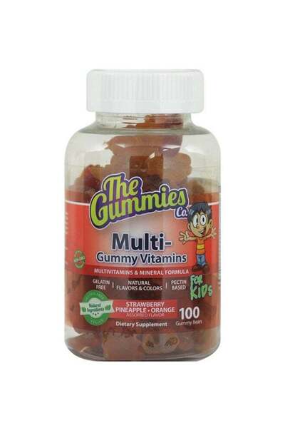 The Gummies Co الجيلي المضغوط متعدد الفيتامينات + الحديد 100 قطعة