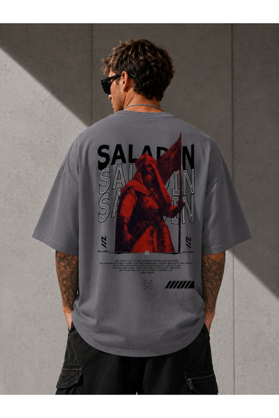 Nulivez Selahaddin Eyyubi Themed Oversize Unisex T-Shirt |   Historical and I...