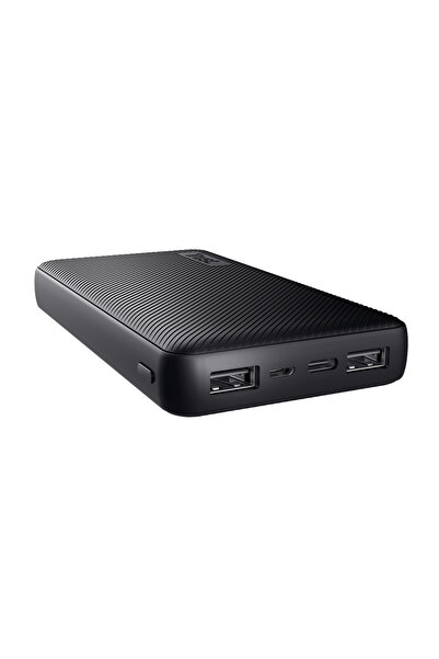 Trust Primo Power Bank 15000mAh, 3 porturi, USB-C/Micro-USB, Negru