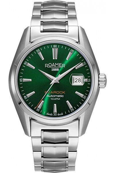 Roamer Ceas bărbătesc 210665 41 75 20 — verde, clasic, potrivit pentru înot.