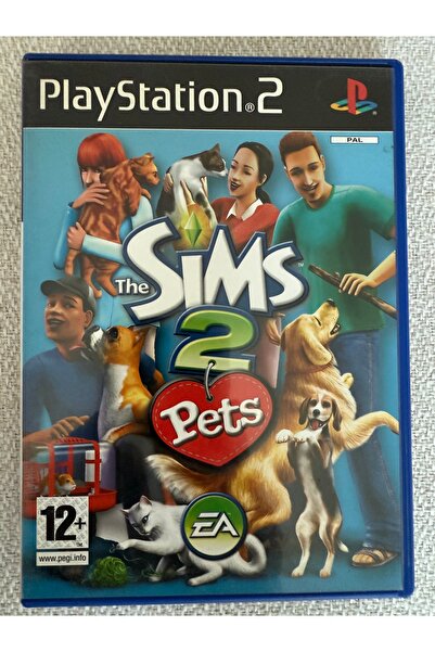 EA ps2 the sims 2 pets orjinal oyun 10/8 disk kondüsyonu kitapçık var