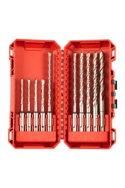 Milwaukee MIŁWAUKEE Burghie SDS-PLUS Set 10 bucăți