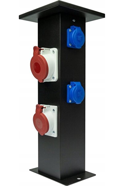 PAWBOL Comutator stâlp B.18.DS04C 32A/5P, 16A.5P, 2x250V, IP44 negru