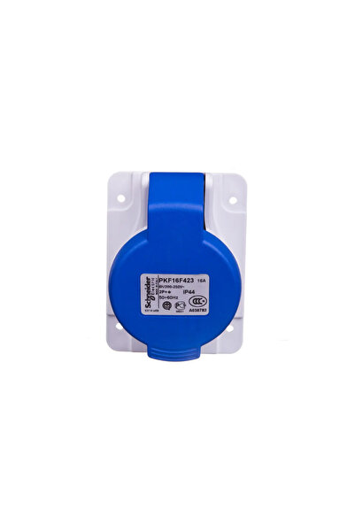 Schneider Electric Soclu de bord 2P+Z 16A albastru IP44 PKF16F423