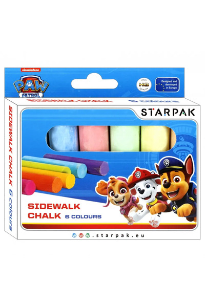Starpak Cretă pentru pavaj 6 culori