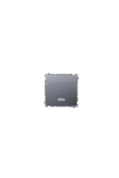 Kontakt-Simon Conector unic Simon Basic cu iluminare de fundal 10AX 250V inox...