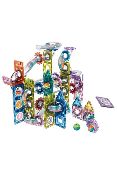Little Learners - Rolling Ball Gear Magnetic Building Blocks - 172 Pcs