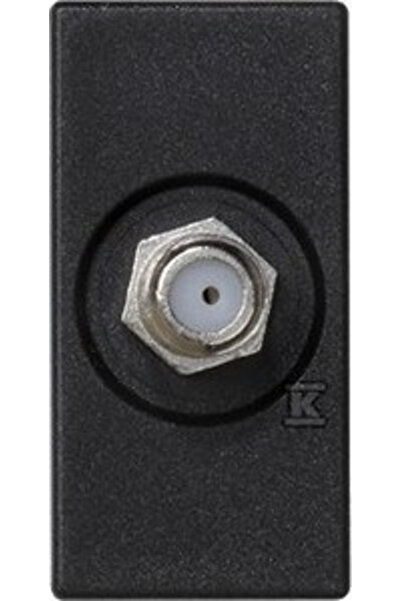 Kontakt-Simon Priză Simon Connect K45/2 antenă SAT mamă gri grafit K102C/14