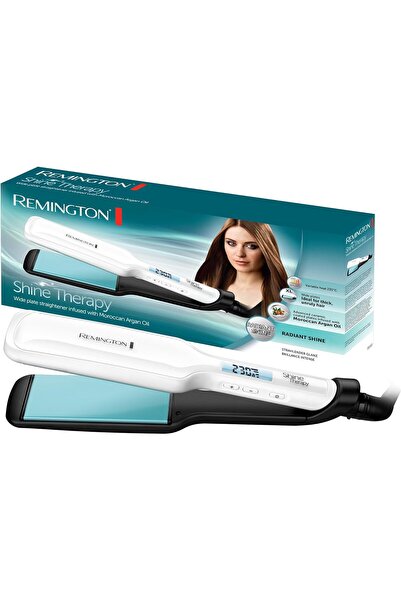 Remington مكواة فرد الشعر بتقنية التلميع وألواح تصفيف عريضة (زيت الأرغان المغ...