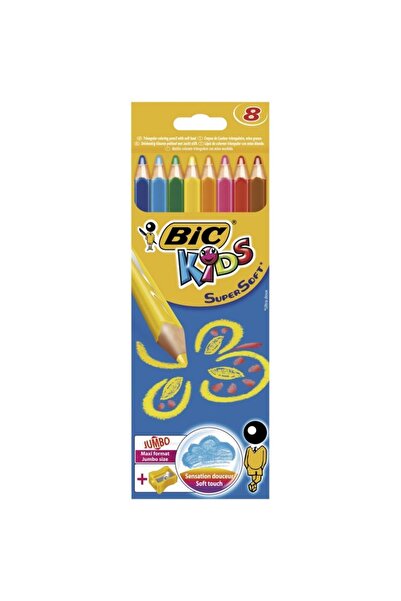 Bic Creioane Super Soft 8 culori blister