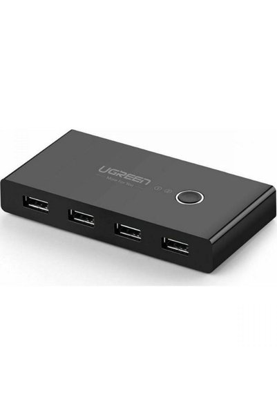 Ugreen Κουτί Κοινής Χρήσης USB Hub 4 Θυρών USB 2.0