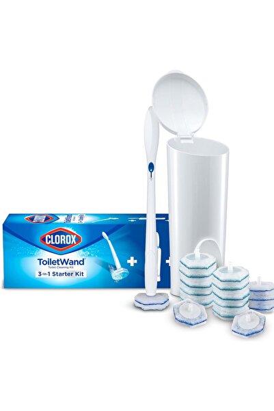 Clorox نظام تنظيف المرحاض توت واوند - طقم بدء التشغيل للاستخدام مرة واحدة