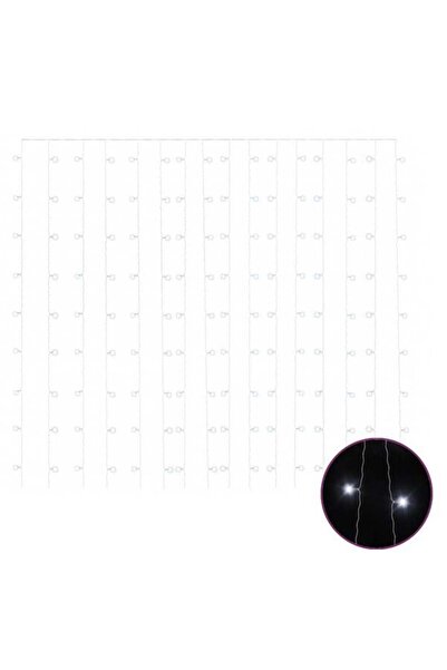 vidaxl Instalație lumini tip perdea 300 LED alb rece 3 x 3 m 8 funcții