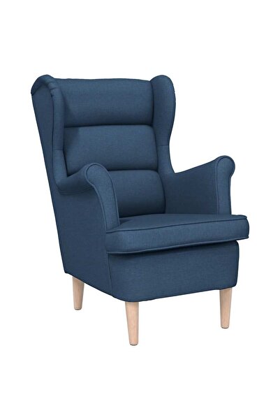 vidaxl Fotoliu, albastru, 74x84x100 cm, textil