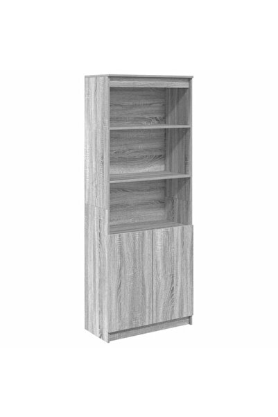 vidaxl Dulap înalt, gri Sonoma, 70 x 35 x 180 cm, lemn prelucrat