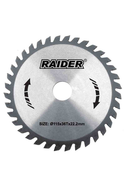 Raider Δίσκος κοπής ξύλου Φ25.4/Φ190/40 δόντια 163129