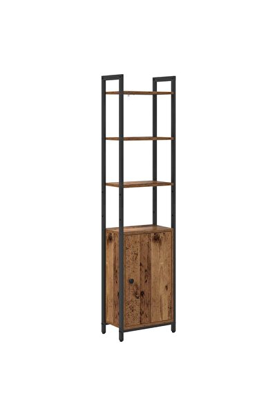 vidaxl Dulap pentru cărți Lemn Vechi 40 x 24 x 161 cm Lemn compozit
