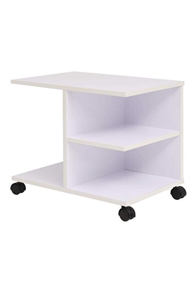 vidaxl Raft rulant, 50 x 35 x 42 cm, alb