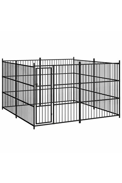 vidaxl Țarc pentru câini de exterior, 300 x 300 x 185 cm
