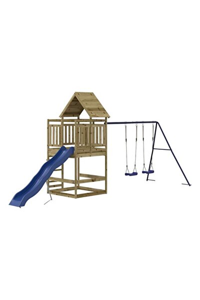 vidaxl Set de joacă pentru exterior, lemn de pin impregnat