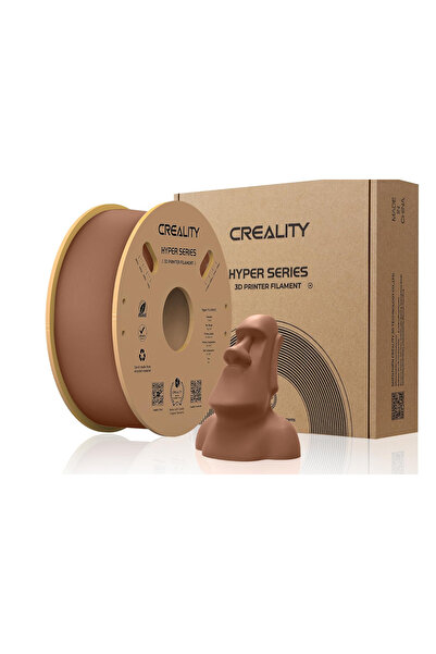 Creality Filament Hyper PLA 1.75mm Maro pentru imprimantă 3D, 200-220 ° C, Pâ...