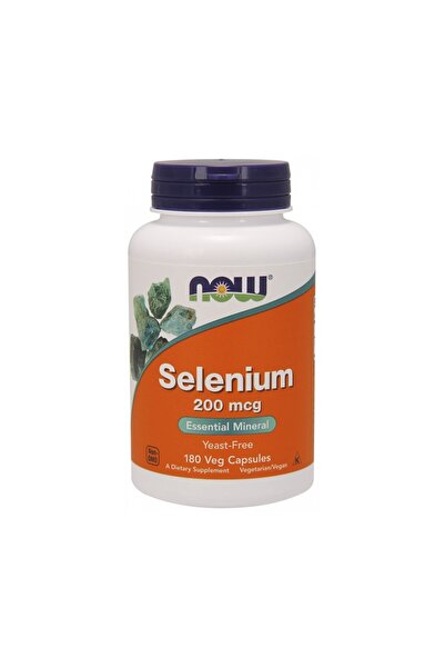 Now Foods Selenium Selen 200 Mcg