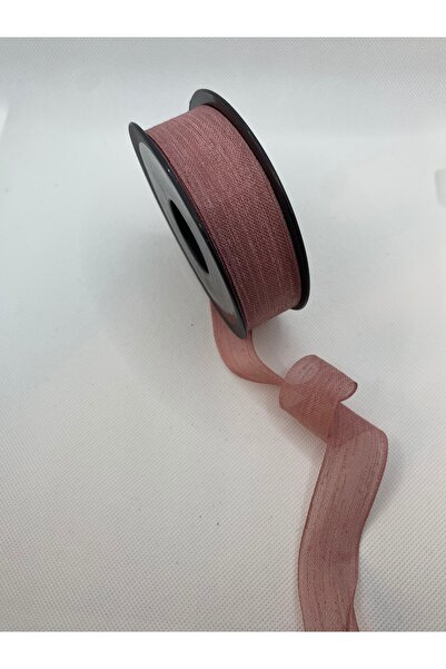 Lorin hobi Gülkurusu Linen Nopeli Ribbon 2.5 cm 20 Meters Bride, Engagement, ...