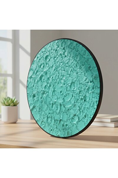 OEM Puzzle Decorativ 3D Lună cu Ramă Artă de Perete