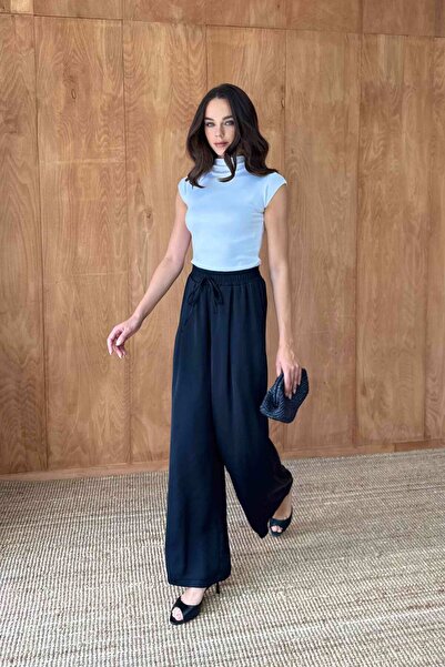 Melike Tatar Saten Pantolon 32-3812