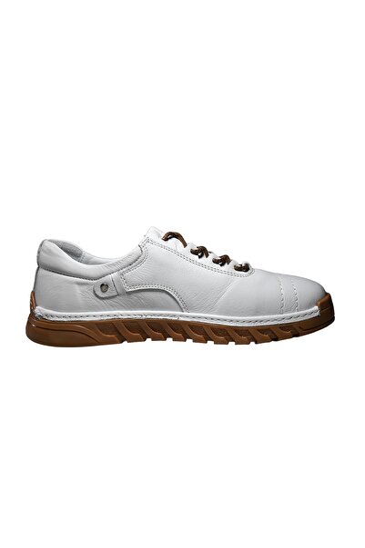 FRANCOMEN Alto Men's Genuine Leather Daily Comfort Shoes White