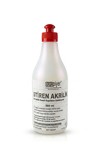 Europiyer Stiren Akrilik Kopolimer Bağlayıcı & Tutkal (500 ml)